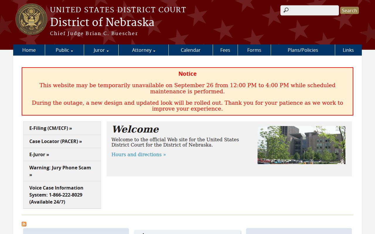 Harlan County arrest warrants federal district court boundary